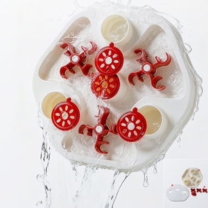 Tapis d'alimentation interactif pour chat avec distributeurs rotatifs et couvercle transparent pour une alimentation lente et un entraînement de l'intelligence - Product Image 3