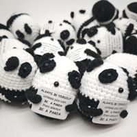 Mini drôle D positif pomme de terre à la main Crochet tricoté poupée inspirant émotionnel positif Crochet hibou pour cadeau