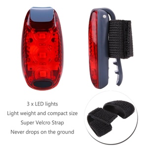 Mini 3 luces LED para correr con Clip, deportes nocturnos al aire libre, luz de seguridad intermitente impermeable promocional para ciclismo, correr, caminar - Product Image 3