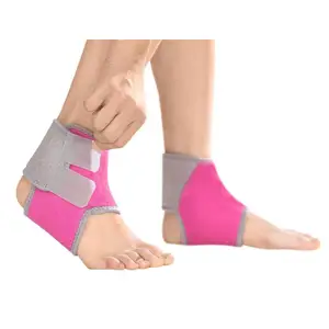 热销运动氯丁橡胶脚踝支撑保护器夹板压缩套用于肌肉肿胀滑板行走
