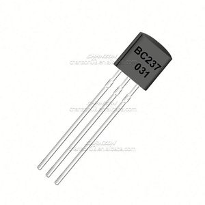 50 piezas nuevas y originales BC237 TO-92 NPN Transistor triodo componente electrónico para PCB PCBA - Product Image 1