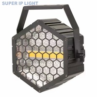 Lumière stroboscopique hexagonale rétro LED 60W, effet de scène DMX pour concert, événement, mariage