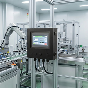 Boîtier électronique extérieur personnalisé noir verrouillable en aluminium, boîte de distribution, panneau de commande métallique IP54 en acier inoxydable - Product Image 3