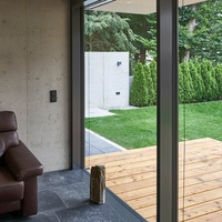 Portes coulissantes pour maisons, portes intérieures pliantes, portail avant en verre, pergola, porte coulissante sans rail, cadre sans cadre