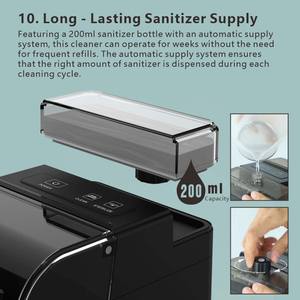 WMARK B16-HBC037 Cepillo Limpiador de Máquinas Cortapelos 2 en 1 con Cerdas Suaves/Duras para Peluquería - Product Image 6