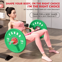 Disques de musculation en caoutchouc colorés pour barre olympique, idéaux pour la maison, le garage et l'entraînement en salle de sport commerciale