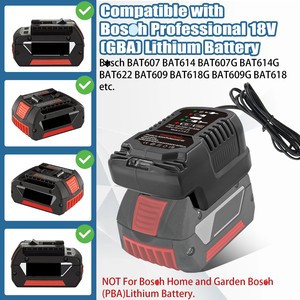 <span class=keywords><strong>Caricabatteria</strong></span> Mini più economico con protezione corrente per <span class=keywords><strong>Bosch</strong></span> 18V batteria senza fili al litio - Product Image 4