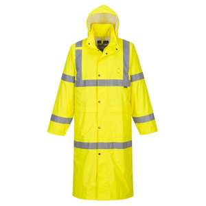 PORTWEST - H445YERXXXL Abrigo amarillo de alta visibilidad de 122cm-EAN 5036108269426 ROPA DE TRABAJO DE LA HI-VIS - Product Image 1