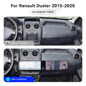 Radio para Auto Baoshang Dual <span class=keywords><strong>de</strong></span> 12.3'' con Android 13 y Carplay para Renault <span class=keywords><strong>Duster</strong></span> 2015-2020, Multimedia, GPS, Navegación, Control por Voz, Carplay - Product Image 2