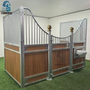 Venda de Estábulo para Cavalos Pré-fabricado Luxuoso e Portátil de 12 pés, Galvanizado para Uso Externo - Product Image 3