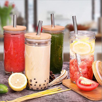 Tasses en gros Logo personnalisé Canette de cola Tasse en verre Tasses à bière créatives nordiques au lait jus de fruits