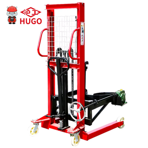 Elevatore a tamburo idraulico manuale del carrello elevatore dell'olio del carrello elevatore di sollevamento idraulico del Pallet da 1000kg - Product Image 3