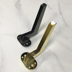 Pieds de meubles Luye Hardware 12cm 15cm 18cm Noir mat Noir canon Titane Métal pour Canapé, Armoire, Table Basse, Meuble TV - Product Image 2