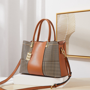<span class=keywords><strong>Sac</strong></span> à Main en cuir Pu pour femmes, lot de 3 pièces, fourre-tout de luxe avec pompon, nouvelle collection - Product Image 2