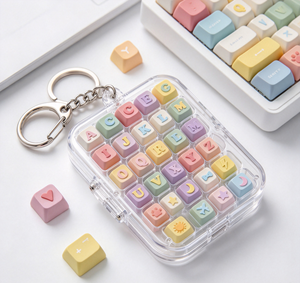 Nouveau testeur de commutateurs mécaniques personnalisé pour filles, porte-clés mignon 3D Anime avec capuchon de touche, pour Kuromi My Melody, breloque de sac, cadeau - Product Image 5