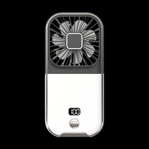 Portable Neck Fan Rechargeable USB Cooling Mini Fan <b>Foldable</b> <b>Desk</b> Design with Adjustable Speeds for Travel Office Outdoor Use - Product Image 4