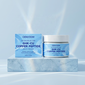 Crème Visage Anti-Âge Intense au Cuivre GHK-<span class=keywords><strong>Cu</strong></span> Peptide pour une Peau Rajeunie, Résiliente, Raffermissante et Liftante – En Stock - Product Image 4
