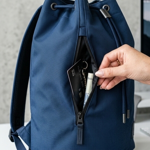 Sac à cordon pliable en non-tissé, portable, personnalisable avec logo, idéal pour la promotion (vente en gros) - Product Image 1