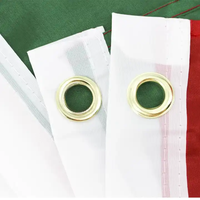Bandera Nacional de Kurdistán Kurdo, 3x5 pies, con Logotipo Personalizado Impreso en Serigrafía sobre Tela 100% Poliéster