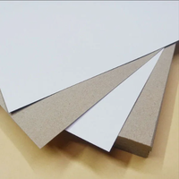Carton duplex avec papier de fond gris pour boîtes en carton