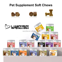 Vente en gros d'usine Soulagement des allergies aux chiens Soutien à mâcher Anti-démangeaison et allergies saisonnières, santé intestinale et digestive-Supplément immunitaire pour animaux de compagnie