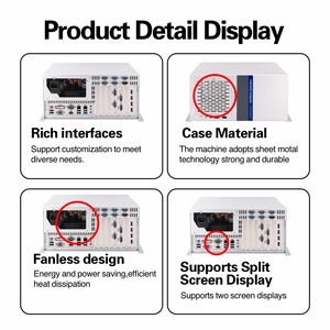 Placa Base AXT 3U con Procesador Core I3 I5 I7, PC Industrial Integrado sin Ventilador, Computadora de Rack en Stock, Rackmount Fanless Industrial - Product Image 4