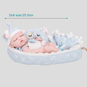 Juguetes para Niñas, <span class=keywords><strong>Mini</strong></span> Bebé <span class=keywords><strong>Reborn</strong></span> <span class=keywords><strong>de</strong></span> <span class=keywords><strong>Silicona</strong></span> Suave, Realista, <span class=keywords><strong>de</strong></span> 10 Pulgadas - Product Image 5
