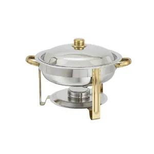 Hotel Restaurant Catering Luxus Chafing Dish Buffet Set Edelstahl Chafing Dishes Heizung Display Food Warmer Set
