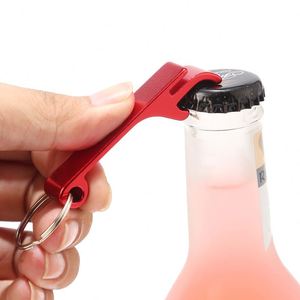 Porte-clés décapsuleur en aluminium gravé personnalisé avec logo, décapsuleur en acier inoxydable promotionnel - Product Image 5
