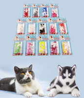 Protège-ongles en caoutchouc thermoplastique doux pour animaux de compagnie, 20 pièces, anti-rayures, avec colle gratuite pour la protection quotidienne des chats et des chiens à la maison