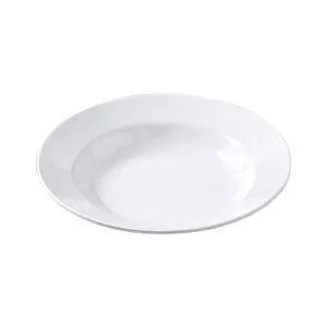 Melamine Food Serving Plate Food Grade Plastic Serving Dishes Melamine Deep Plates Round For Restaurant Hotel