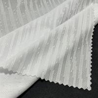 Tissu Jacquard Maille Dryfit 100% Polyester Blanc de Haute Qualité Imprimé par Sublimation pour Maillot de Football – Tissu Authentique pour Vêtements de Sport