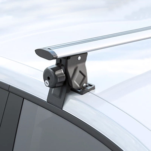 Portapacchi <span class=keywords><strong>Universale</strong></span> per <span class=keywords><strong>Auto</strong></span> in Lega di Alluminio di Alta Qualità con Barre Trasversali - Product Image 4