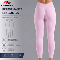 Leggings de sport respirants pour femmes, avec effet gainant abdominal, motif imprimé et rehaussement des fesses