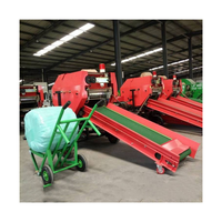 Presse à balles et emballeuse d'ensilage combinées Presse à balles d'ensilage pour fourrage Machines agricoles