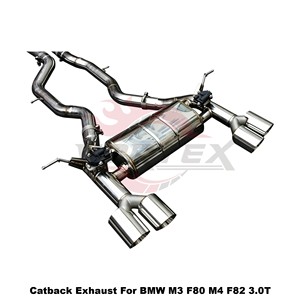 ระบบท่อไอเสียแบบวาล์ว Vortex SS304 Catback สำหรับ BMW M3 F80 M4 F82 F83 S55 3.0T ปี 2014-2020 ชุดอุปกรณ์สมรรถนะสูงสำหรับการแข่งขัน ติดตั้งได้โดยตรง - Product Image 6
