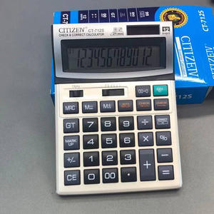 เครื่องคิดเลขพลังงานแสงอาทิตย์ Citizen Ct712s 12 หลัก เครื่องมือคำนวณธุรกิจแบบตั้งโต๊ะสำหรับใช้ในสำนักงาน - Product Image 2