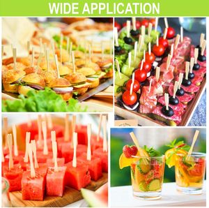 <span class=keywords><strong>Mini</strong></span> brochettes en bambou de 2 pouces pour fruits - Product Image 5