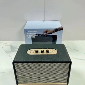 Altavoz <span class=keywords><strong>Bluetooth</strong></span> Inalámbrico Portátil con Diseño Retro de Madera para Escritorio M18, <span class=keywords><strong>Precio</strong></span> de Fábrica al por Mayor, Regalo Navideño - Product Image 1