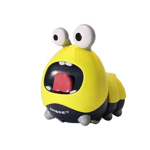 Simpatico cartone animato a batteria Caterpillar elettrico animale giocattolo altalena corpo Wriggle simpatico verme giocattolo per i bambini