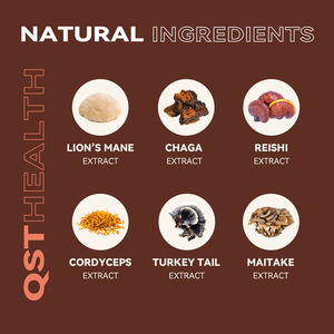 Qinshantang özel etiket OEM çim beslenen organik 6 mantar Whey <span class=keywords><strong>Protein</strong></span> kahve karışımı odak enerji bağırsak sağlık için - Product Image 6
