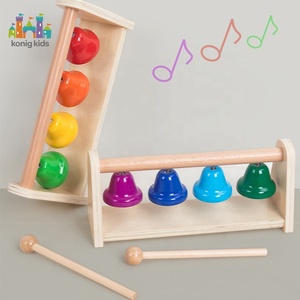 Giocattoli Musicali in Legno per Bambini Konig, Giochi Educativi Montessori, Campanelli, Giocattoli in Legno Montessori per Bambini - Product Image 3
