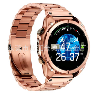 Bracelet triple en acier inoxydable pour Garmin <span class=keywords><strong>Fenix</strong></span> 3, compatible avec les modèles <span class=keywords><strong>Fenix</strong></span> 8/7/6/<span class=keywords><strong>5</strong></span>, 22/26 mm, boucle pliable, design rond - Product Image 4