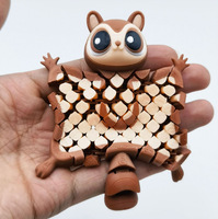 Grenzüberschreitende 3D-gedruckte Dekompressions-Flug-Eichhörnchen-Figur als Ornament, Geschenk, Trendspielzeug, Kreative Dekoration für Schwangere, Unisex, ab 12 Jahren