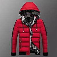 Veste d'automne-hiver pour homme, confortable, en coton épais, rembourrée, fermeture éclair personnalisée, service OEM, tailles homme