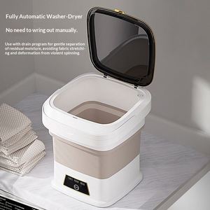 <b>Hot</b> Selling Electric 13L Mini Portable Foldable Washing Machine for Household Outdoor Use Large Capacity Travel Underwear Washer - Product Image 3