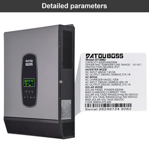 Cho datouboss 6.2kW <span class=keywords><strong>off</strong></span>-lưới tinh khiết Sine Wave năng lượng mặt trời 48VDC 240VAC lai cho Lithium Ion chì axit Pin tương thích 220VAC hệ thống - Product Image 2