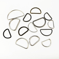 Boucle en alliage de zinc personnalisable JQR en forme de D – Attache métallique durable pour colliers d'animaux, sacs à main de luxe, écologique et légère