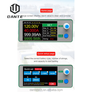 DANTE pacco <span class=keywords><strong>batteria</strong></span> ad alta corrente 120 v50a rilevatore di invecchiamento strumento elettronico di capacità della <span class=keywords><strong>batteria</strong></span> al litio <span class=keywords><strong>Tester</strong></span> - Product Image 5