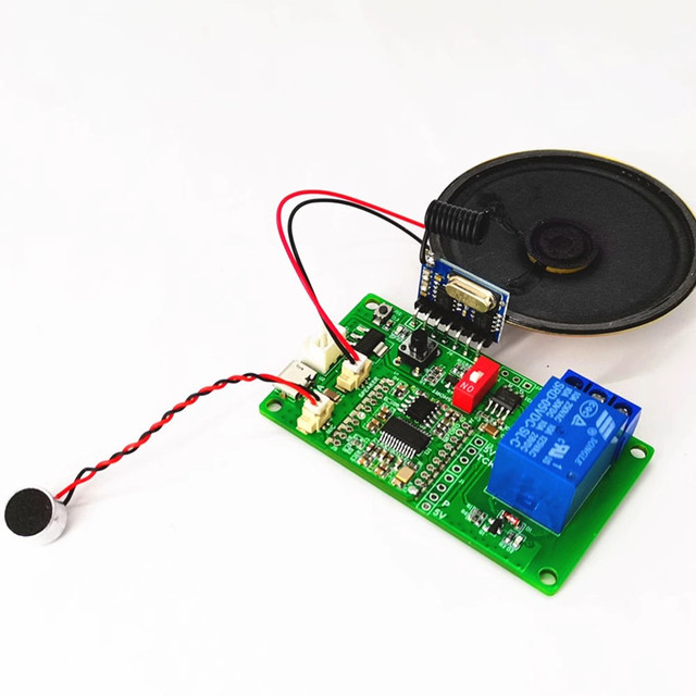 Voice Recognition Module Non-specific Voice Offline AI Control Relay Point Self-locking Smart Home